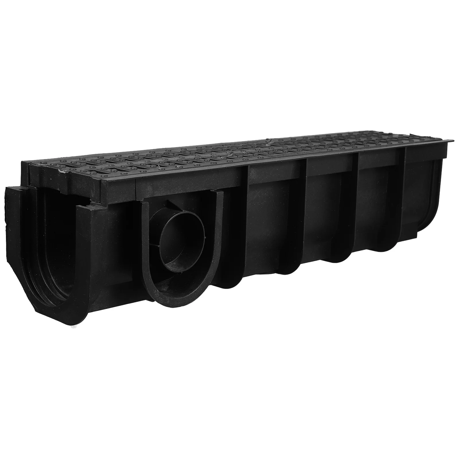 Пластиковый слив для траншей из смолы 20,44x4,91 дюйма, черная решетка Hdpe для уличной кухни, ванной комнаты, эффективный дренаж воды