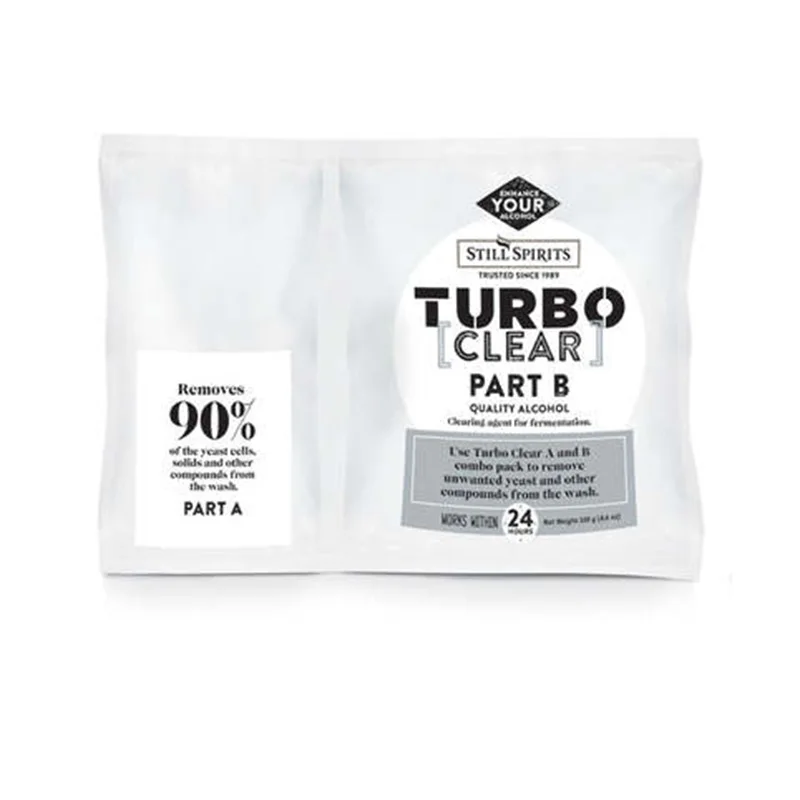 Still Spirits Turbo Clear 130g Finings Agent for Distilling Alcohol Efficient Wine Clear Powder for Home Brewing Clarification