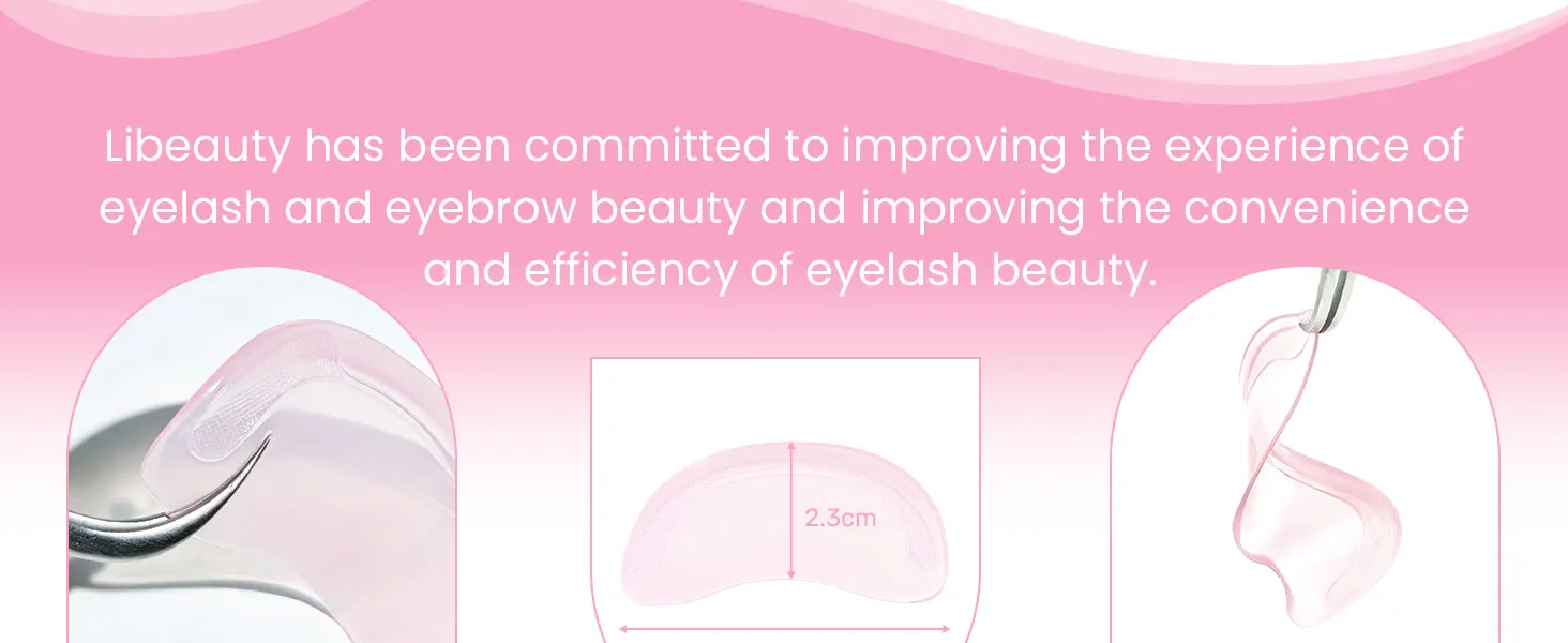 Libeauty Neue Jellyfish Sticky Lash Softening Pads Silikon Wimpern-Lifting-Pads Wimpernstäbchen Schutz Wimpern-Lifting-Zubehör Werkzeug – Detail 3