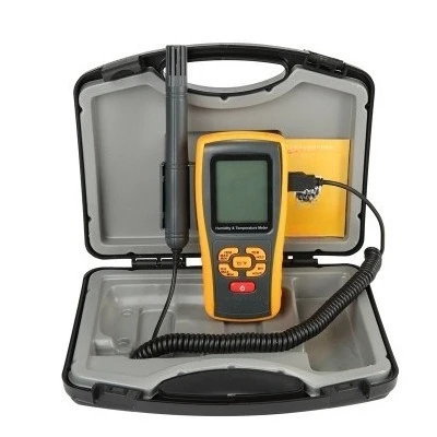 Industrial Digital Thermometer Hygrometer K-type Probe USB Data Logger GM1361 Lab Air Temperature Humidity Meter