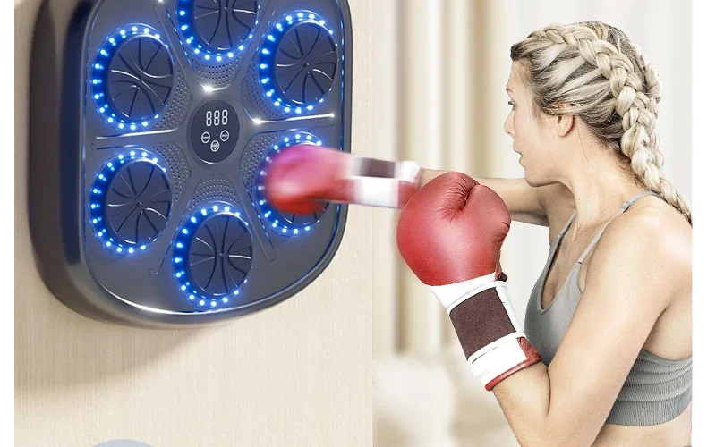 Mur électronique  boxe itude, équipement d'entraînement  boxe fournitures  gantelet de fitness intelligent