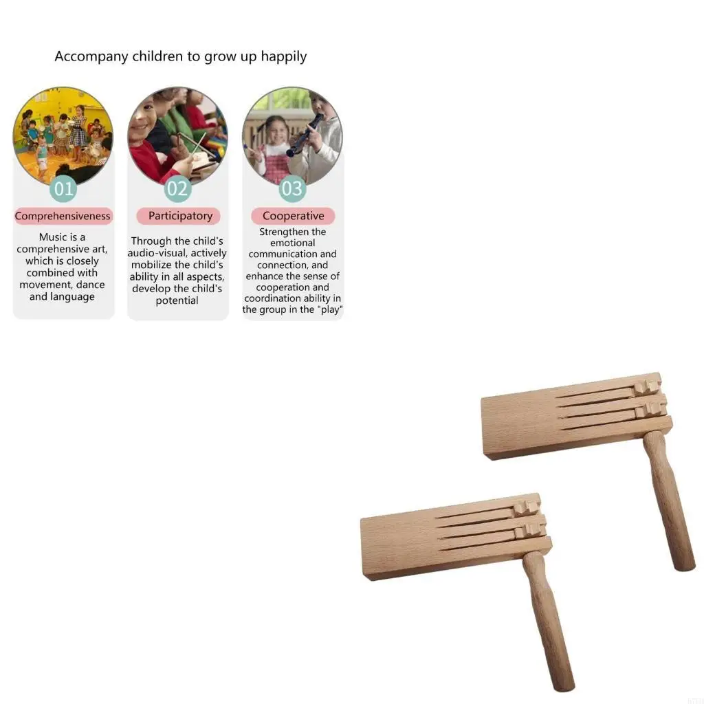 

Soundboard Educational for Kids Castanets Matraca