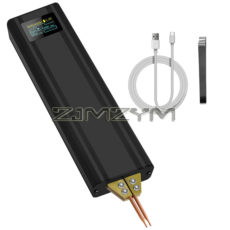 80 Gears Spot Welder Adjustable Portable Handheld Digital Display Mini Spot Welding Machine Automatic Trigger for 18650 Battery