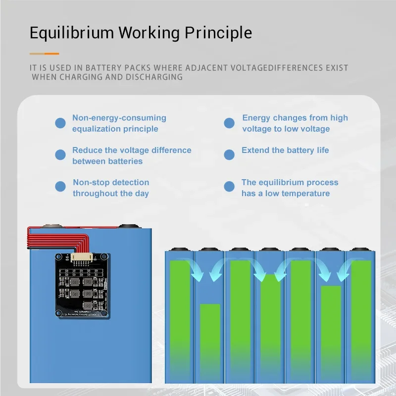 Heltec 2S-17S 1.2A Battery Active Balancer/Equalizer Balance Board for Lifepo4 Battery/NCM/Lithium Electric Tools Toughbuilt