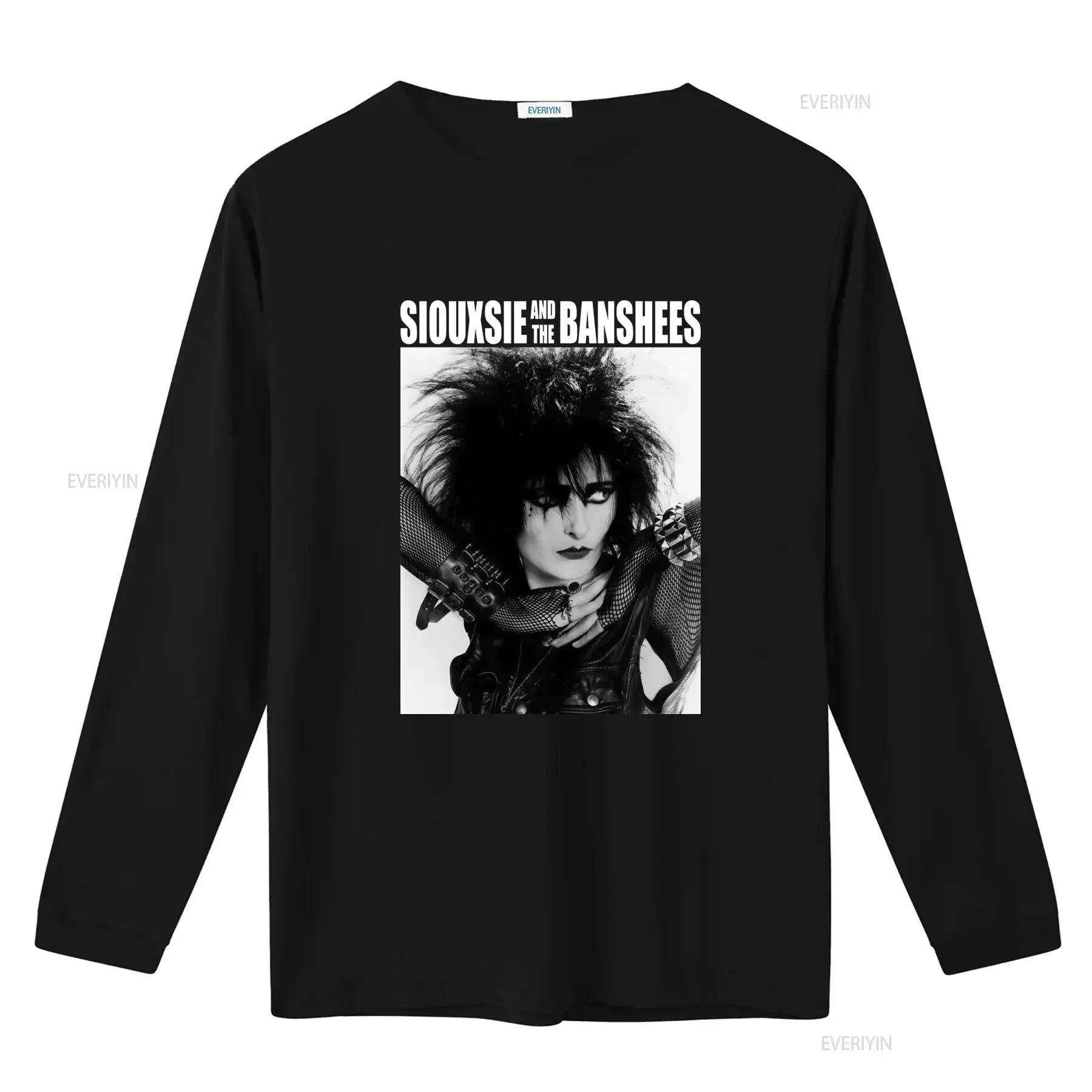 Siouxsie and the Banshees 80s Goth Post Punk Vintage Style Black T Shirt Retro Band  vintage Washed graphic