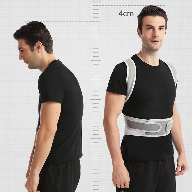 Back Brace Posture Corrector Lumbar Straightener Waist Coluna Postura Vest Correct Corset Shoulder Support Belt for Men & Women