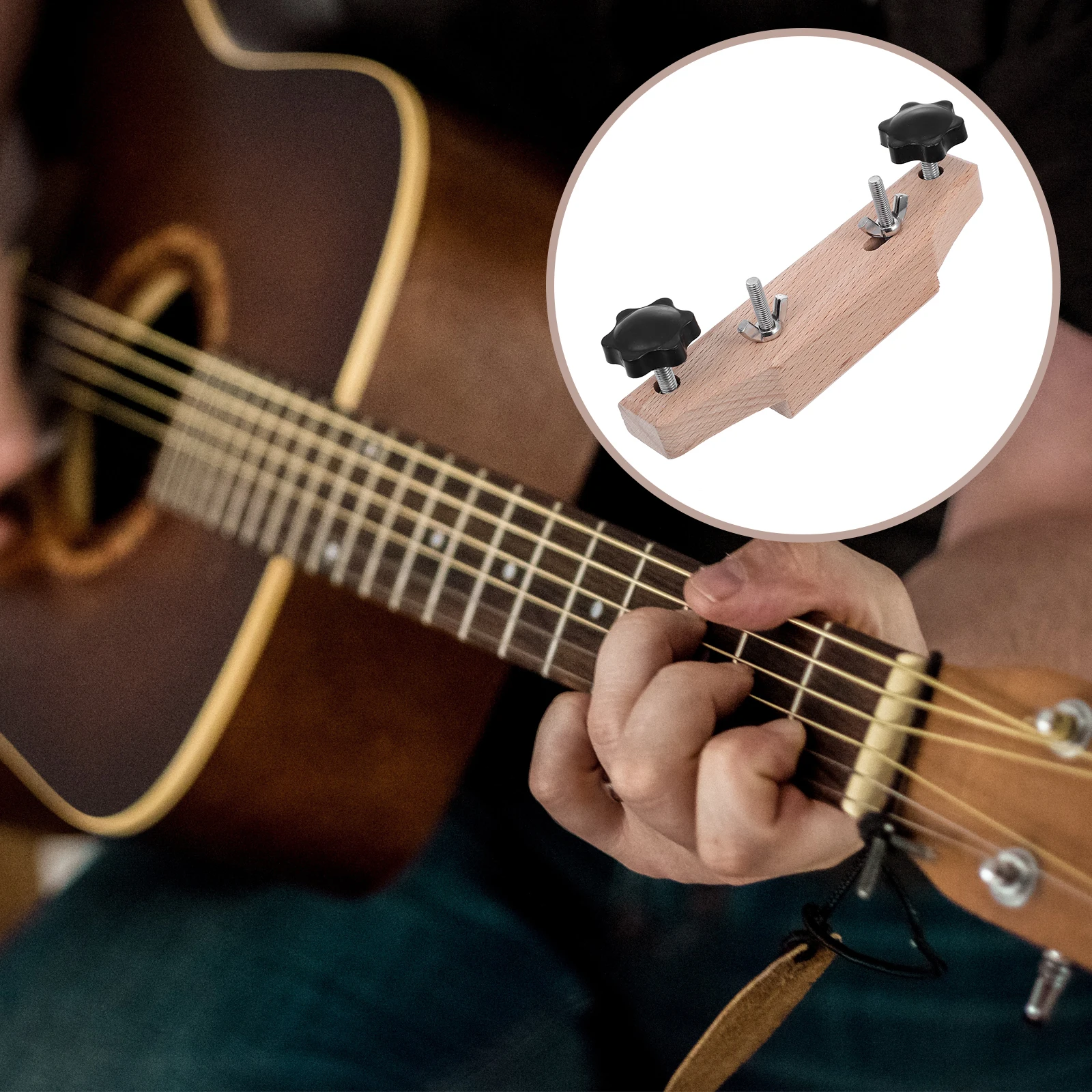 

Guitar Repair Tools Acoustic Bridge Clamp Clip Repairing Luthier Fixture Wood Install