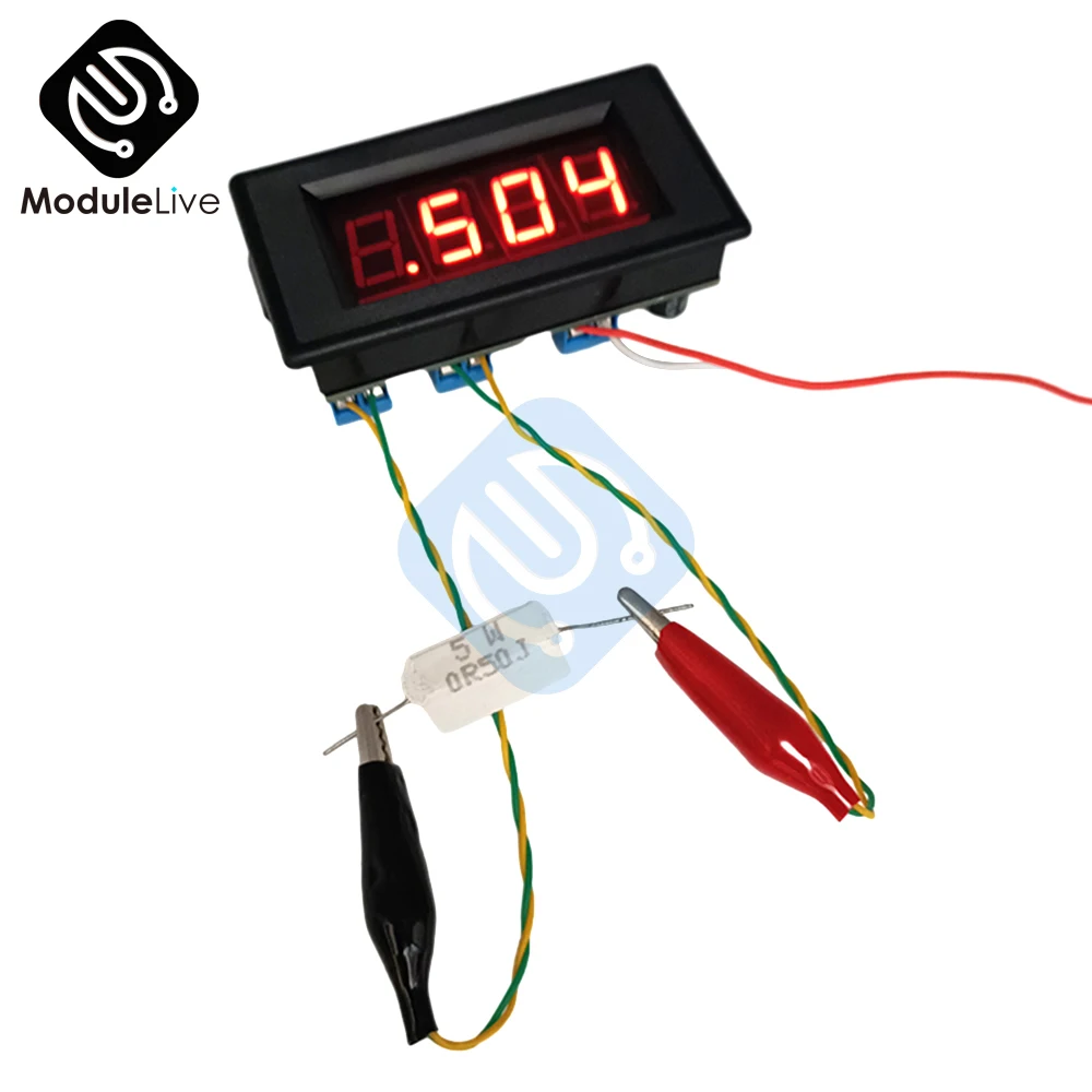 ICL7107 Digital Ammeter Kit DIY Module DC 5V 35mA DIY Kits Amp Current Meter Digital Low Resistance Tester DIY Electronic Kits