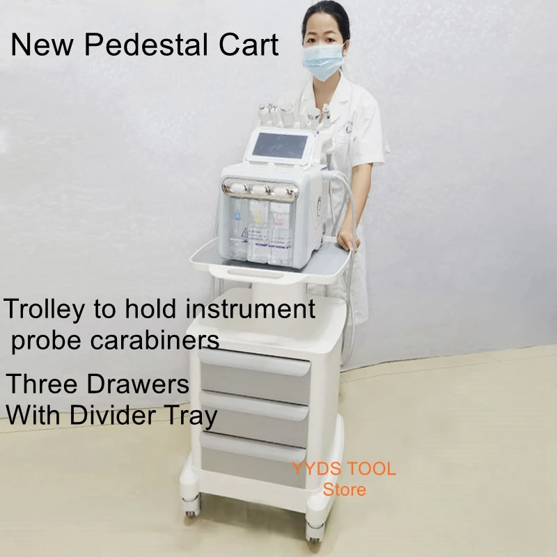 

Multifunctional hair tools storage trolley dental oral clinic special mobile base beauty instrument trolley