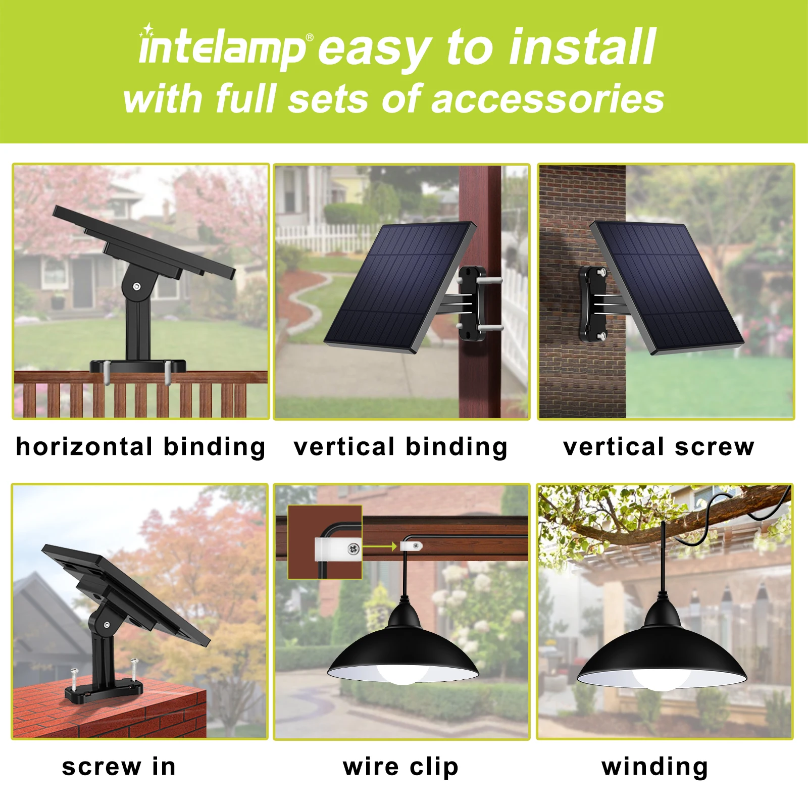 Garden PatioSolar Pendant Lights Super Bright Chandelier IP65 Waterproof Solar Lamp with A Remote Control solar lights outdoor image 5