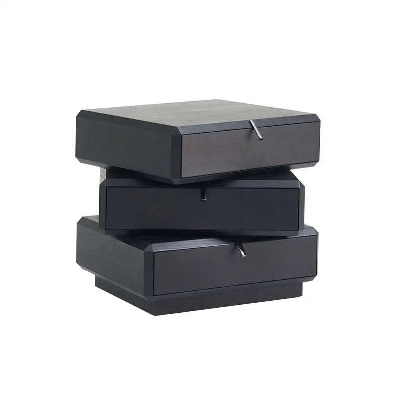 

Italian minimalist, bedside table, premium bedside rack, simple and modern