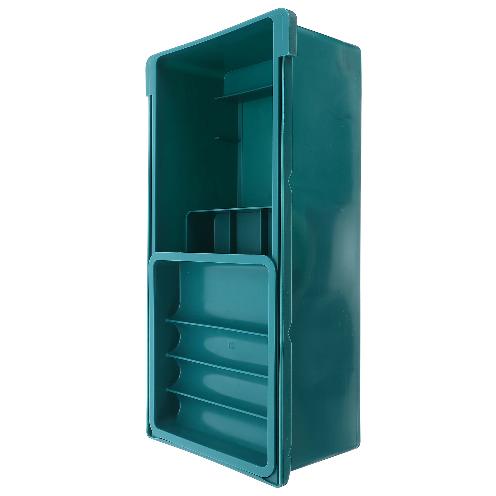 

Plastic Under Table Drawer Storage Box Multi Compartment Organizer for Desk Tools Crafts Efficient Workspace Management