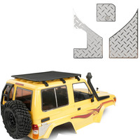 The Tail Side Skirt Metal Decorative Sheet for 1/10 RGT EX86020 Invaders LC71 Accessories