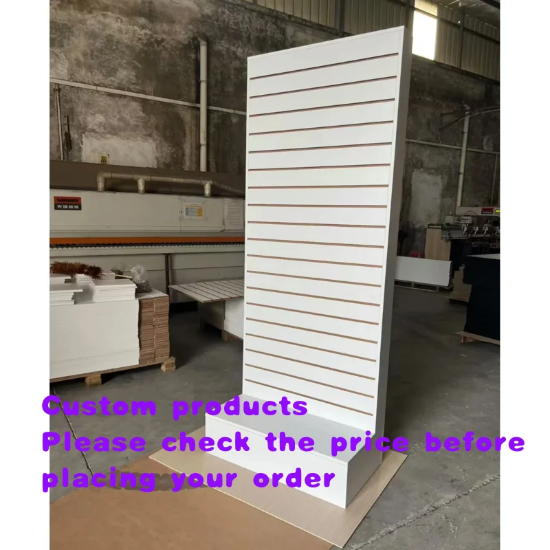 custom.Retail Display Accessories Phone Stand Phone Shop Display Shelving Slat Wall Panel