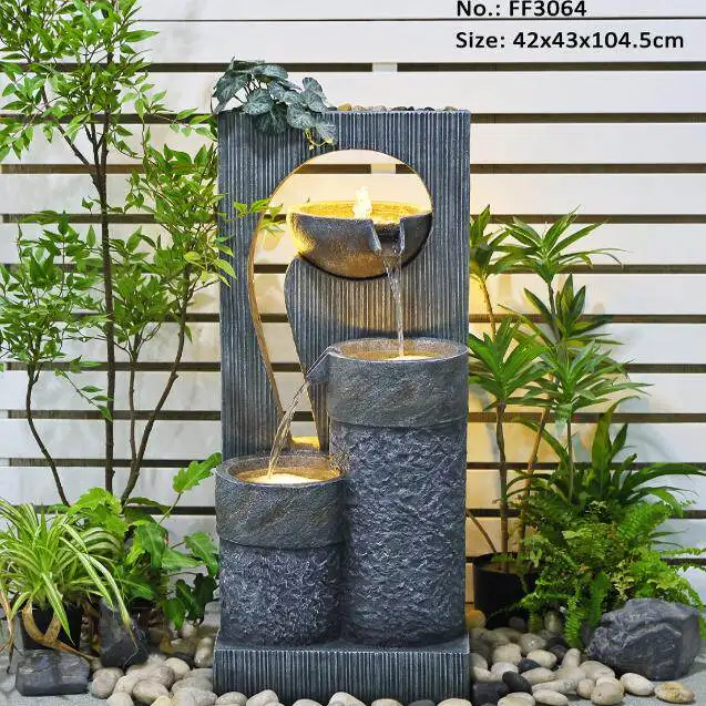 Fountain living room entrance water feature humidifier ornament landscape living room