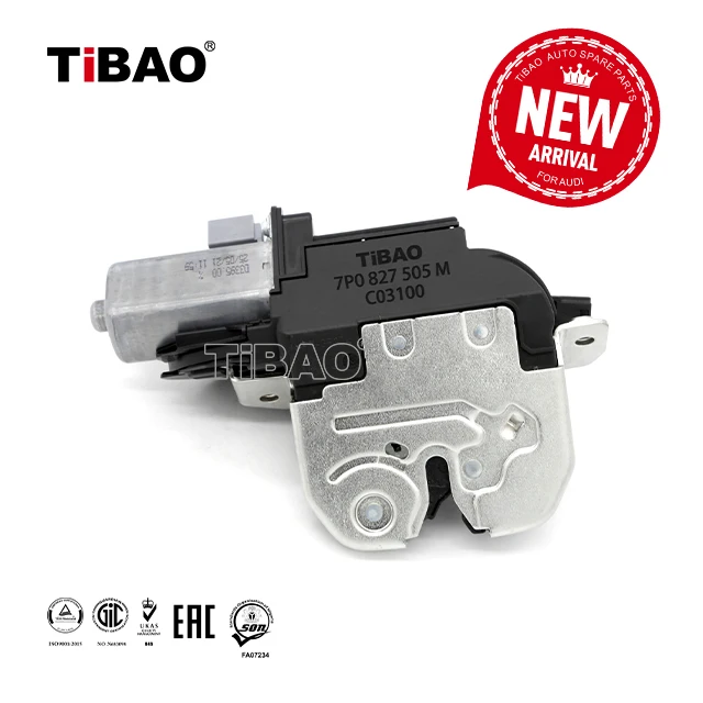 TiBAO OEM Factory Rear Lid Tailgate Lock latch Actuator for  VW TOUAREG SHARAN 7P0827505M