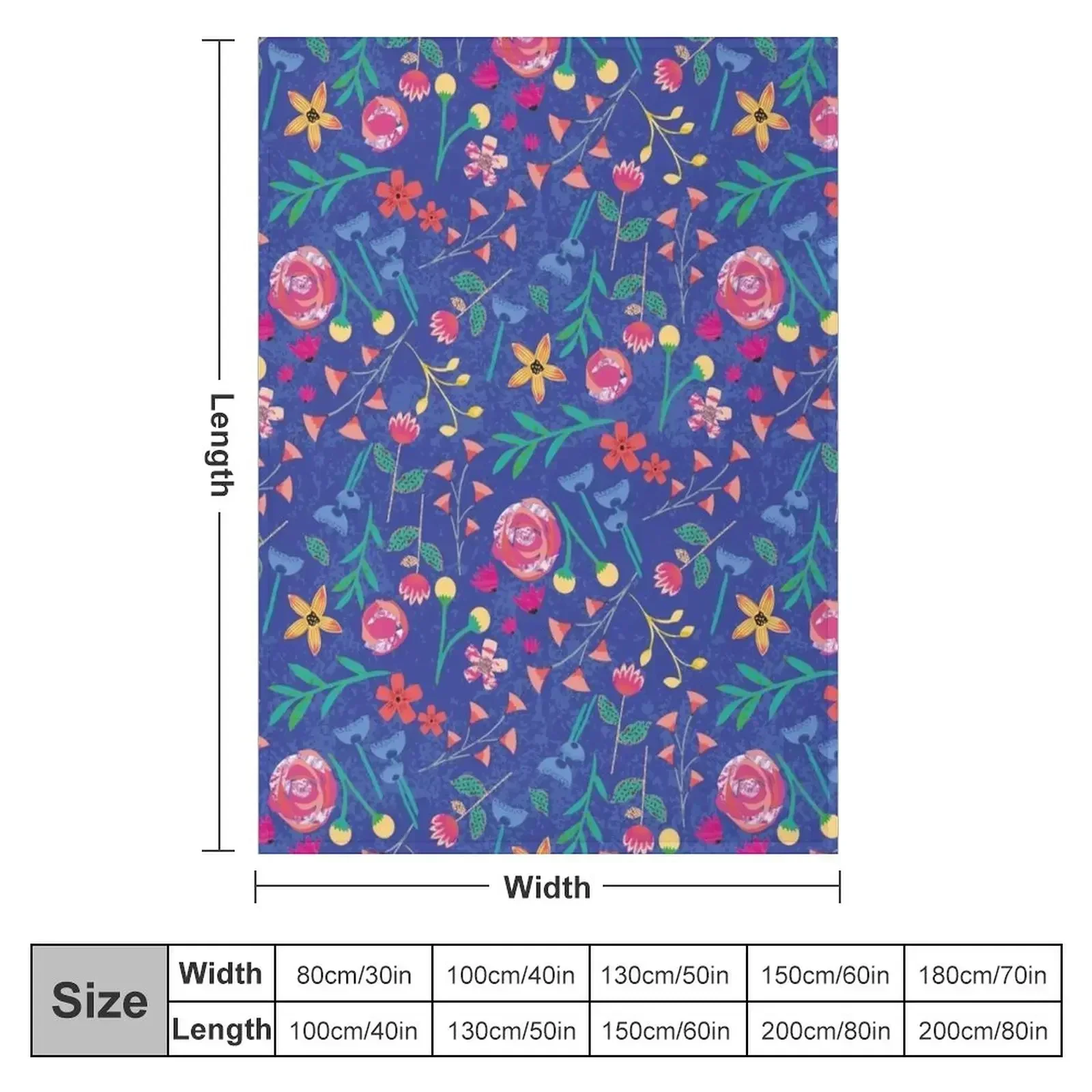 New Discarded Bouquet Throw Blanket Thermal Designers Blankets