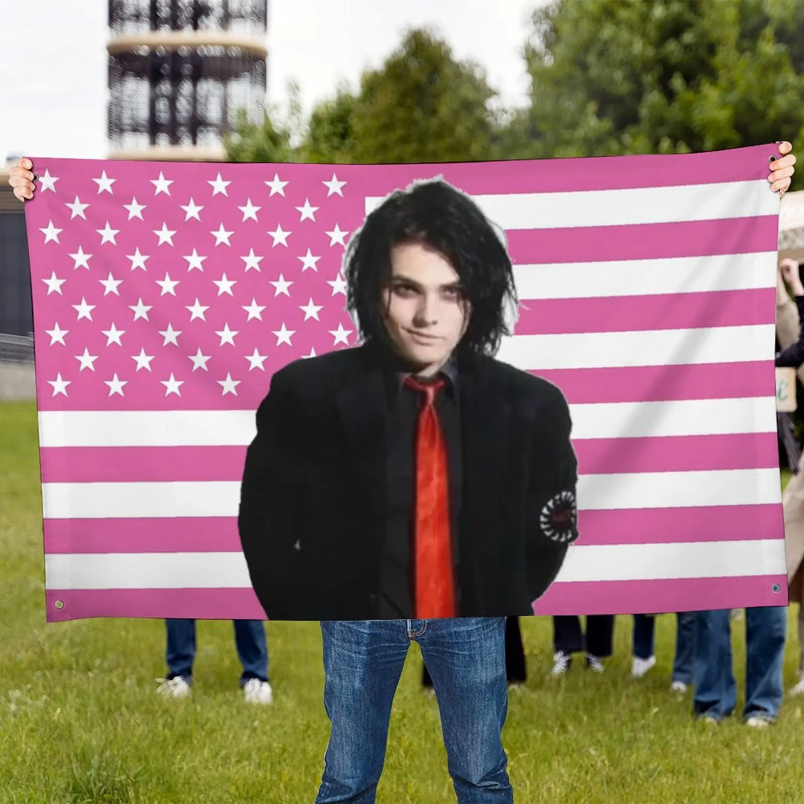 1 قطعة جيرارد آرثر الطريق الديكورات في الهواء الطلق أعلام مضحكة لغرف النوم ديكور المنزل المرآب فلوجا غرفة الحلي قماش مزخرف جداري العلم Y2k