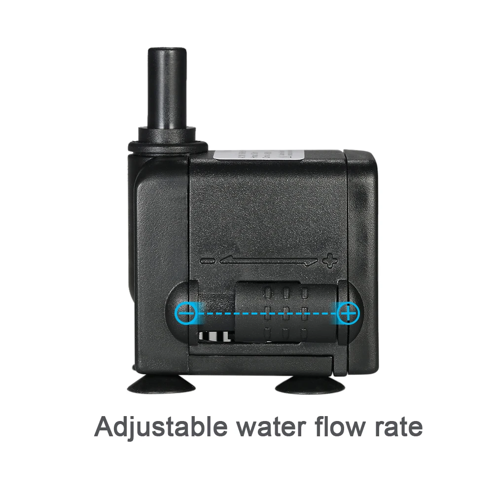 450L/H 6W Water Pump Submersible Pump For Aquarium Fountain Pond Pump Fish Tank Garden Pond Pumps Fountain Mini Pomp 110-240V