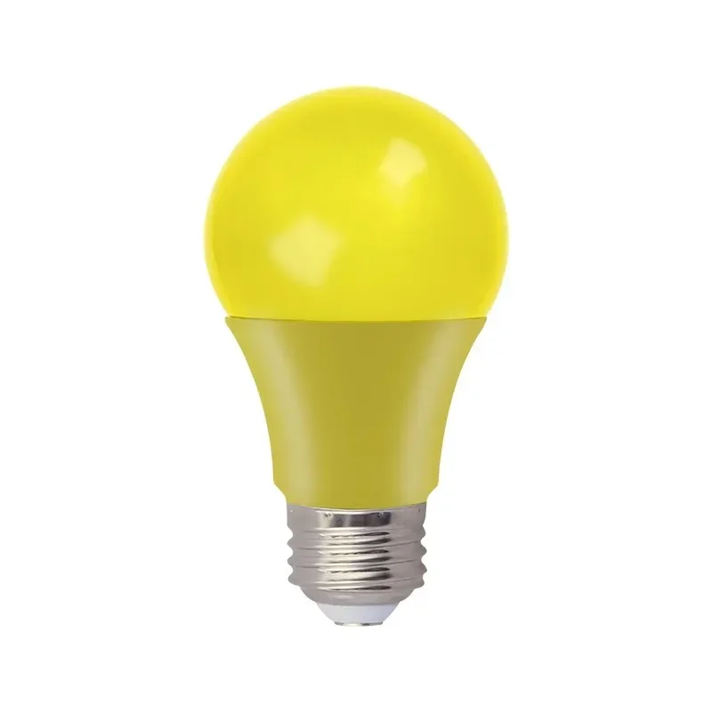 Bombilla LED de Color amarillo, Bombilla romántica para decoración interior, iluminación navideña