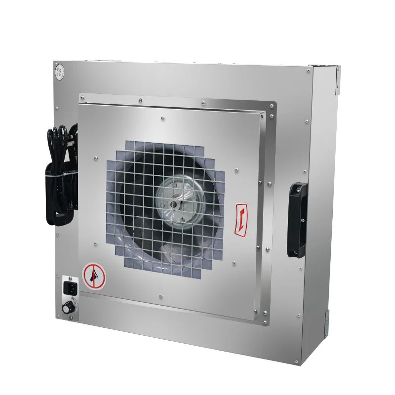 

Aluminum Impeller FFU Fan Filter Unit Air Purifier HEPA Filter For Cleanroom Laminar Flow Hood Class 100 Purification Low Noise