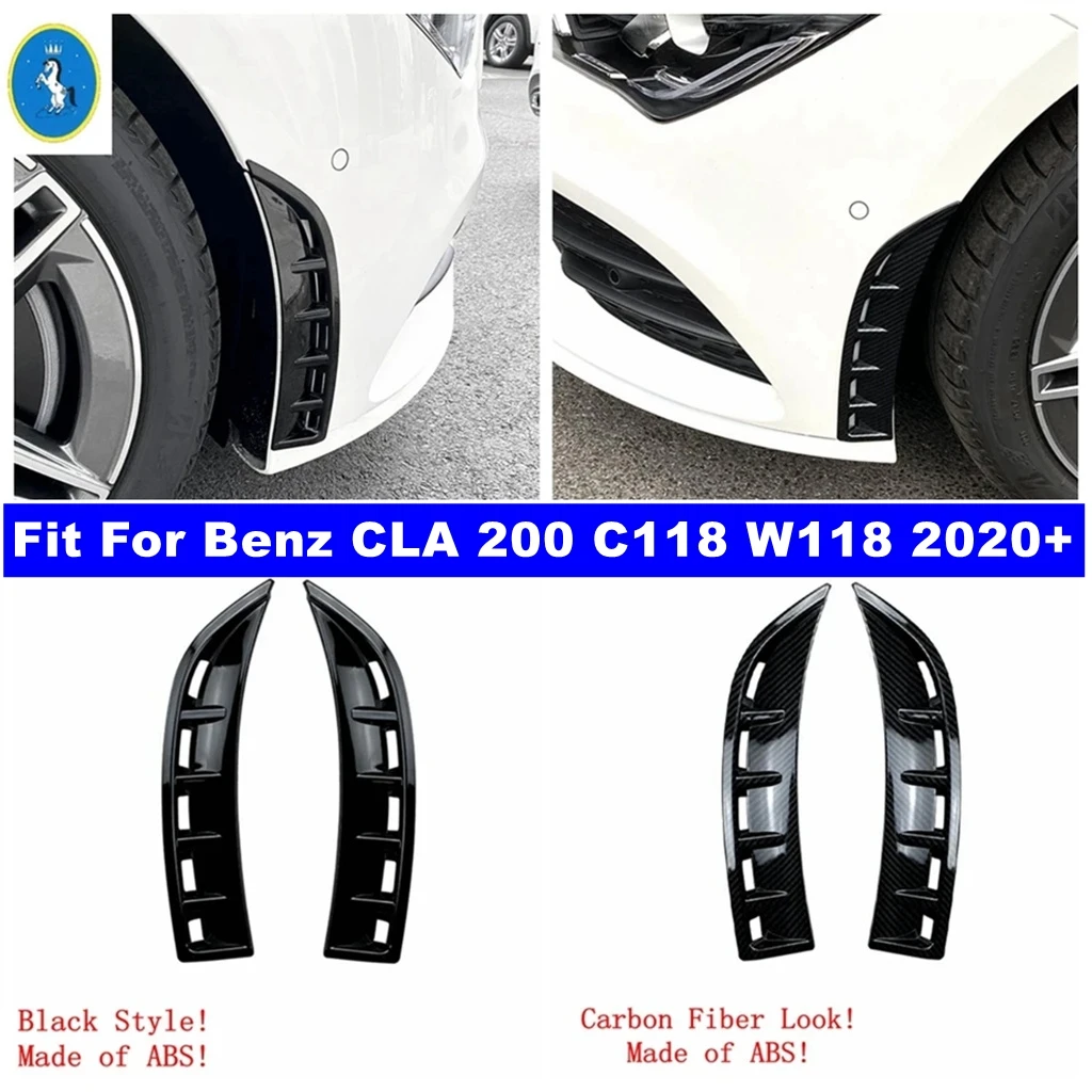 

Auto Front Bumper Air Inlet Vent Decorative Protective Strip Cover Trim Exterior For Mercedes-Benz CLA 200 C118 W118 2020 - 2024