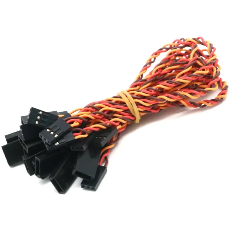 10 pz/lotto Servo Cavo di Prolunga 10/15/20/30/50/100 cm Anti-interferenza 30/60 Core Per JR Futaba RC Modello Aereo parti di automobili