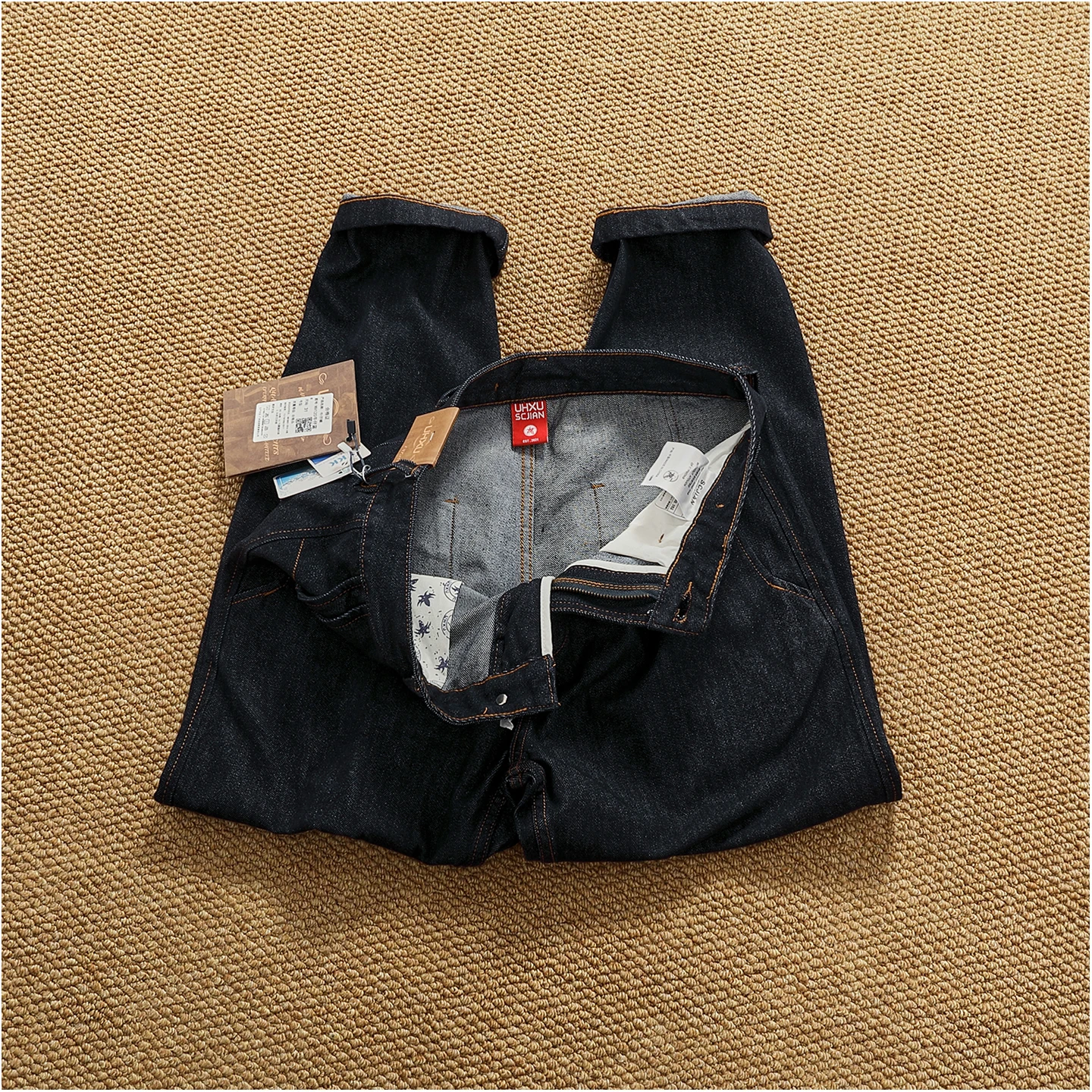 メンズルーズストレート＆マイクロテーパードワイドカジュアルパンツ