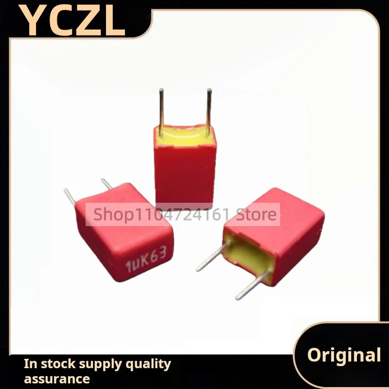 10PCS brand new imported genuine 1uF 63V 105 MKS2 fever film capacitor