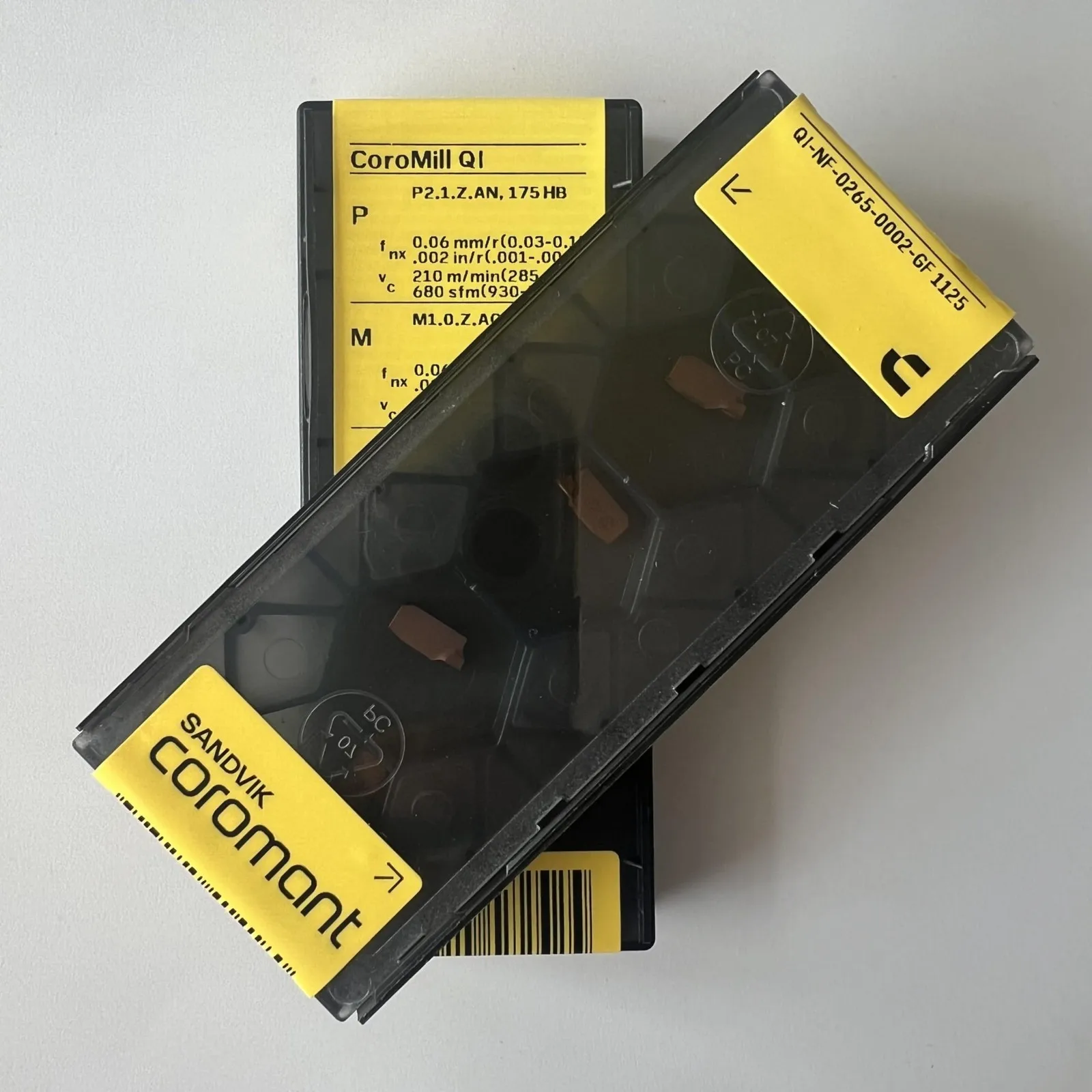 SANDVIK / QI-NF-0265-0002-GF 1125 / شفرة سبائك الصلب السويدية الأصلية 10 قطع #2