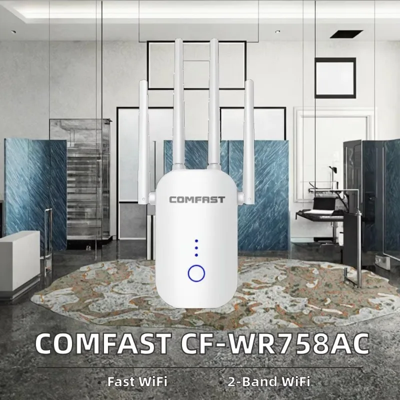 CF-WR758AC Dual Band 1200mbps Long Range WiFi Extender Best Quality WEP Encryption Mini WiFi New Used Refurbished