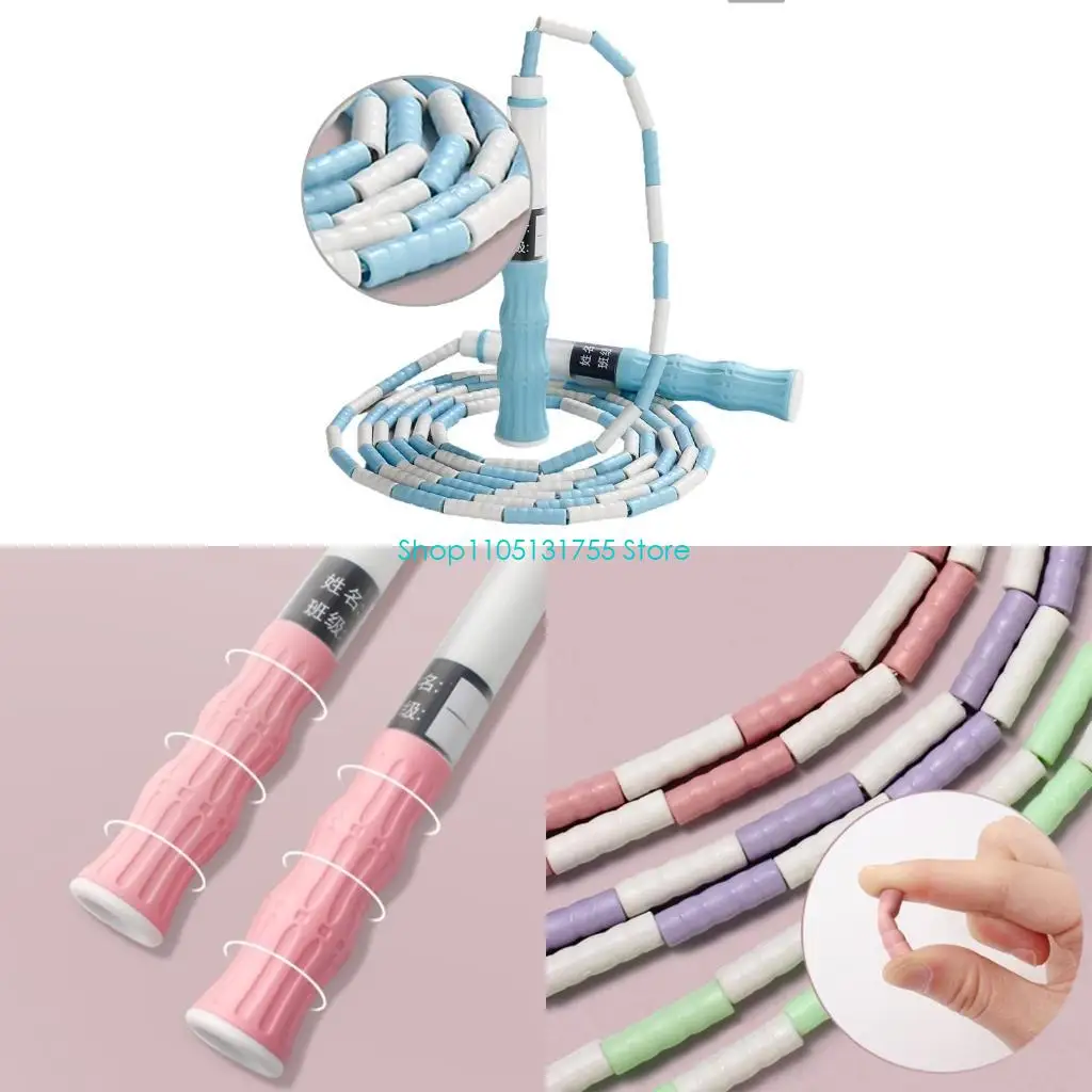 

Скакалка для женщин, мужчин и детей для поддержания здоровья, тренировок и похудания, фитнеса, сегментированная регулируемая с