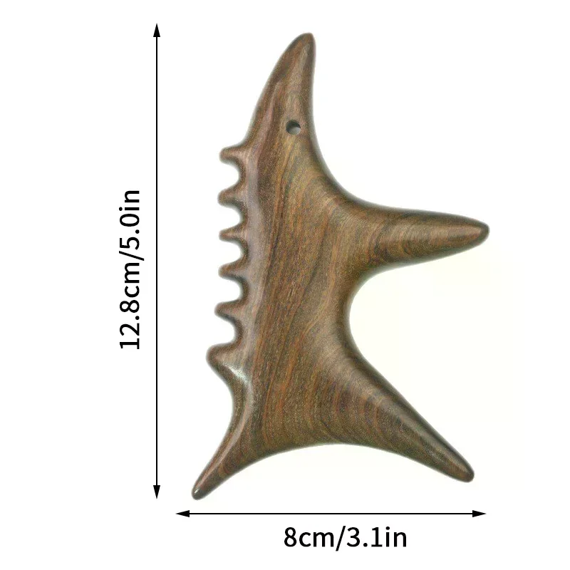 Золотой шелк, сандаловое дерево, триггерная точка, массажные инструменты Гуа Ша, профессиональные лимфодренажные инструменты, терапевтические массажные инструменты для ног