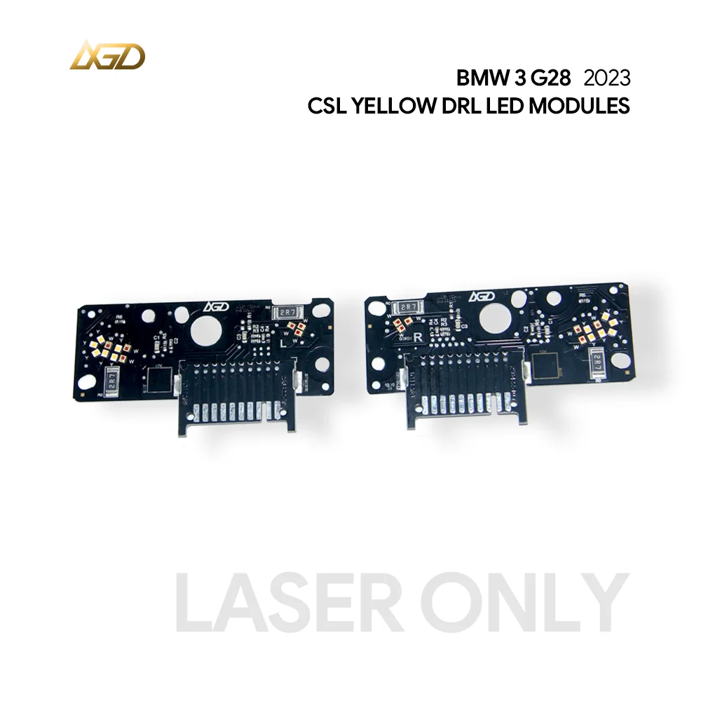 

Желтый ДХО для BMW G20 G21 G28 3 серии 2023 2024, подходит для лазерных фар, версия для ЕС