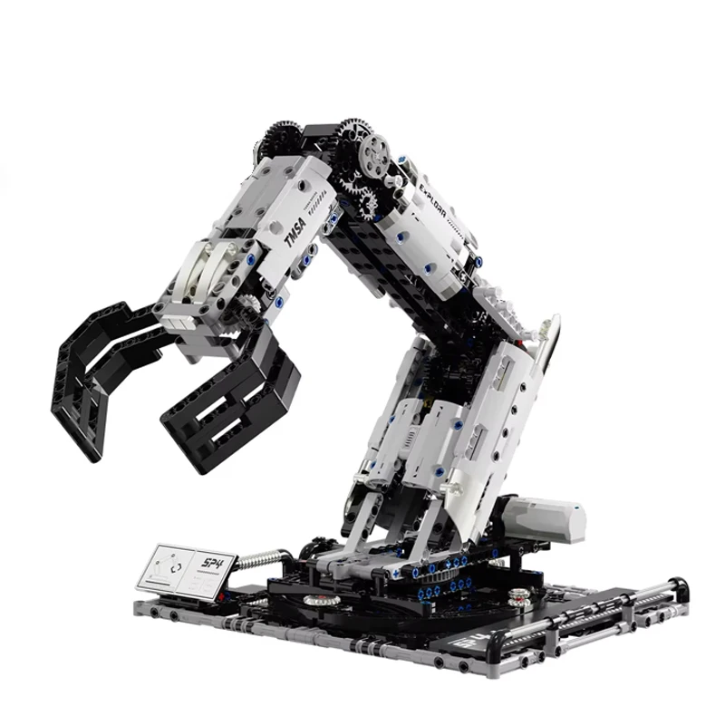 1029PCS Robotarm Bouwstenen Set Afstandsbediening Mechanische Arm Model Bricks Desktop Decoratie Diy Speelgoed Voor Jongens Vakantiegeschenken
