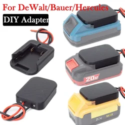 Per DeWalt/Bauer/Hercules 18V-20V uscita batteria adattatore fai da te 14AWG ruote di alimentazione connettore giocattolo Robot-3D stampa