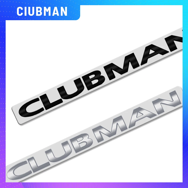 1PCS Metal Countryman Clubman Logo For Mini Cooper S R60 R55 R54 F54 Emblem Car Rear Trunk Sticker Badge Letter Decoration