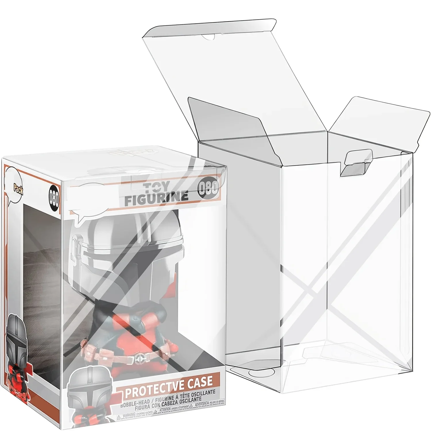 Clear Pop Display Case Compatible with 4