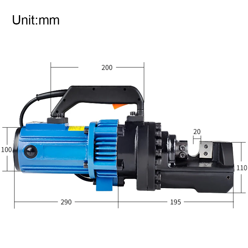 Blade for electric hydraulic rebar Cutting machine16/20/22/25/28/32MM Cutter Portable Cutting Machine blade