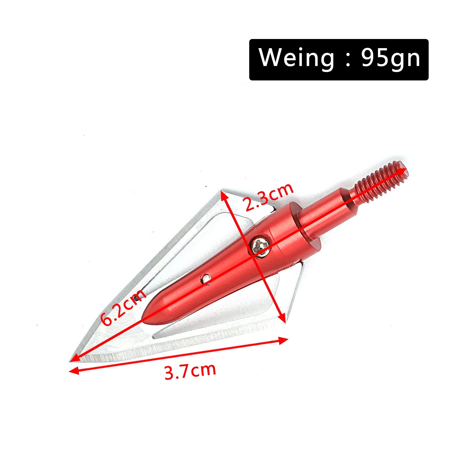 3 قطعة نصائح سهام الصيد رؤوس السهم برودهيدس للرماية قوس منحني مركب وأقواس متقاطعة وسهم #2