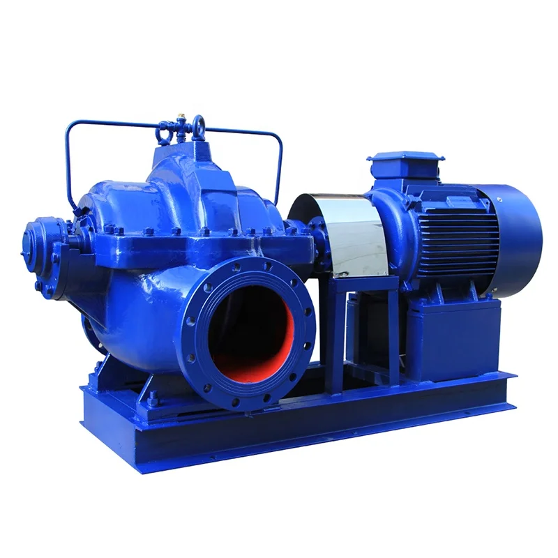 YYHC-Horizontal Large Flow Electric Water Pump For Agricultural Irrigation double suction split case pump pumping unit