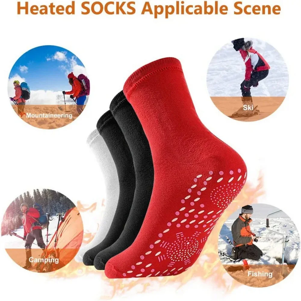 

1/3/6/10 Pair AFIZ Tourmaline Slimming Health Sock Self Heating Socks Magnetic Self-Heating Foot Massage Thermotherapeutic Sock