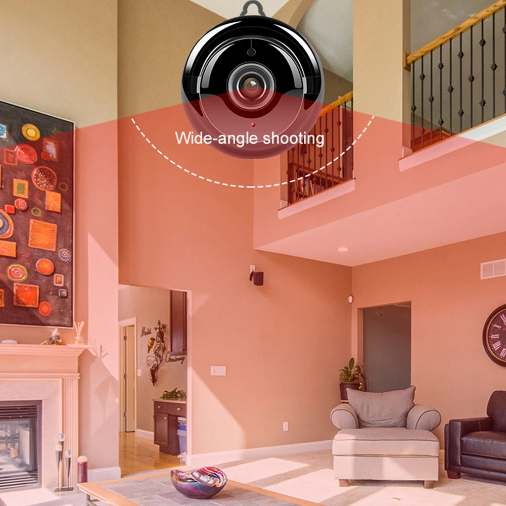 كاميرا واي فاي صغيرة IP كاميرا داخلية لاسلكية 10 متر للرؤية الليلية HD 1080P حماية أمنية مراقبة عن بعد كاميرات الفيديو المنزل الذكي