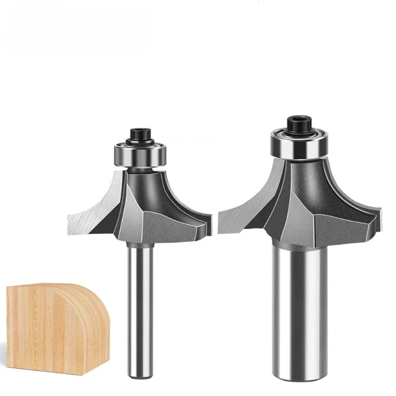 1Pc 6/12mm Shank Fillet Cutter Chamfering Router Bit Tungste
