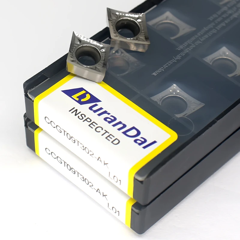 

10 шт. твердосплавные вставки CCGT09T302/304/308 внешние токарные вставки токарный станок с ЧПУ обработка алюминия