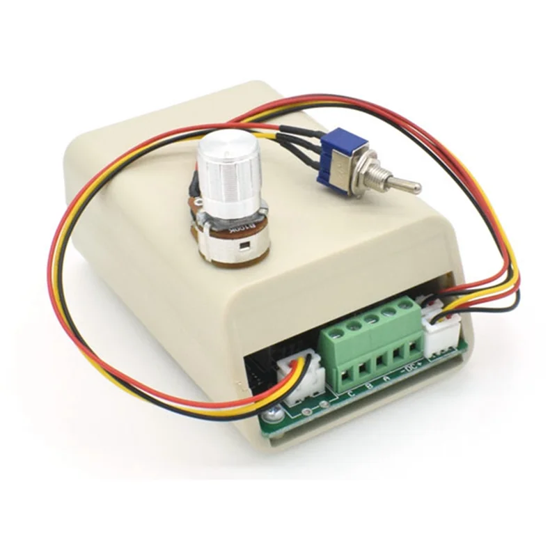 Bldc Three-Phase Brushless Motor Speed Controller Fan Drive Dc 5-36V 15A with Potentiometer Switch 12V 24V