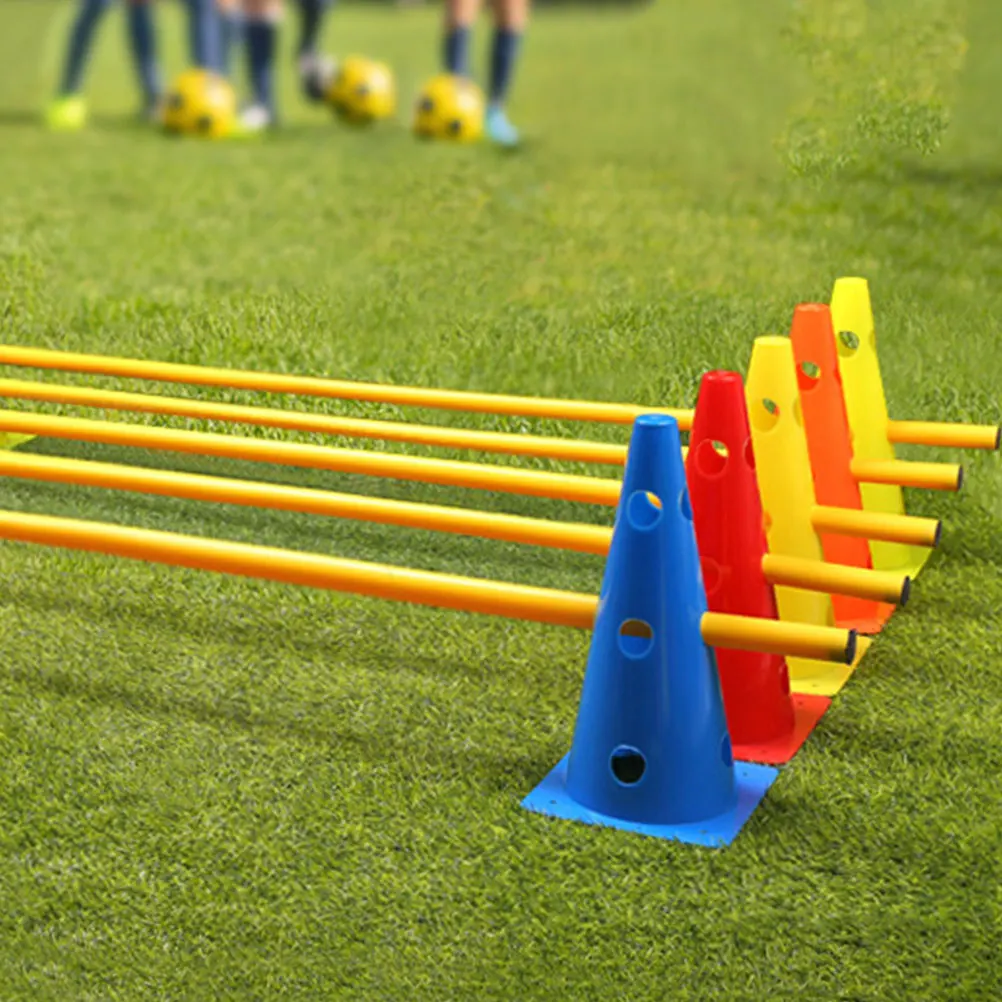 

5Pcs Football Equipment Hollow Out Training Cones For Kids Agility Exercise Obstacles Avoiding Sport Training Marker Cone