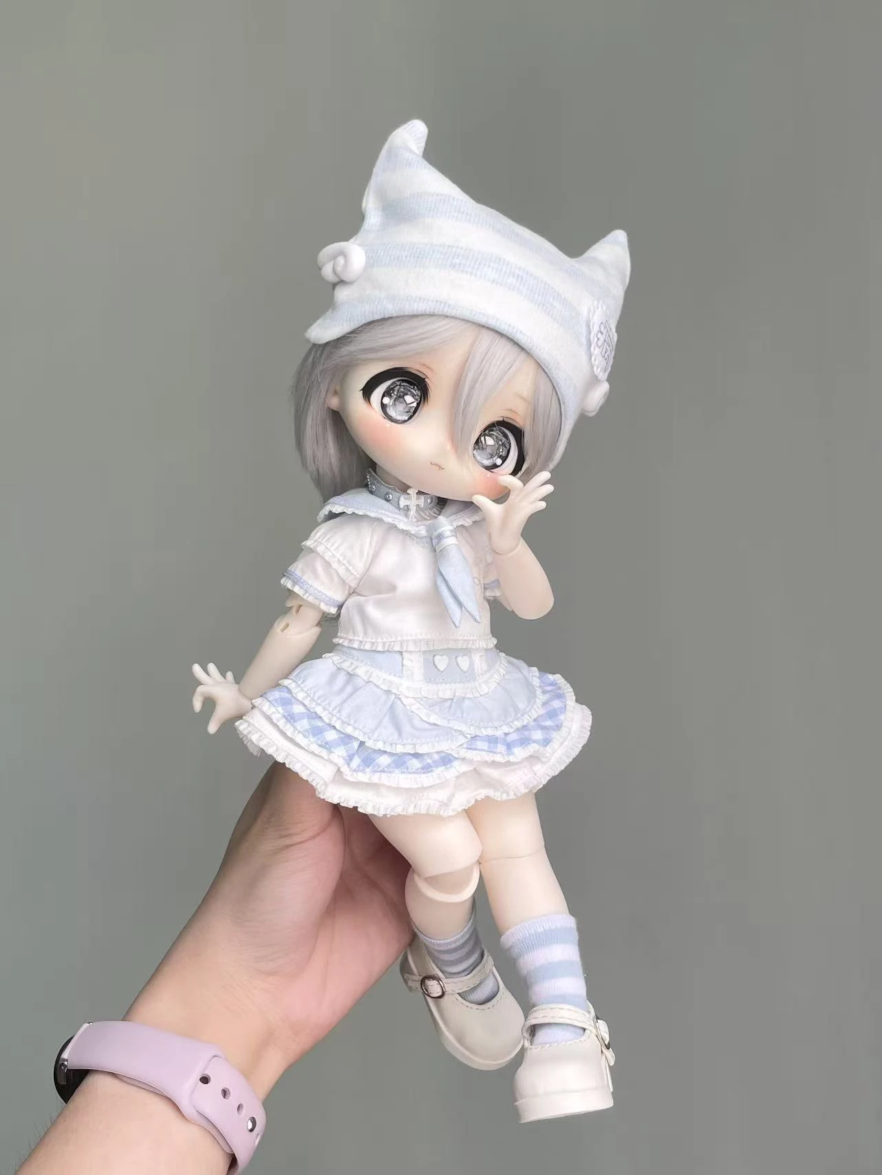 

BJD doll clothes suitable for 1/6 small size Cute angel disease clothes set doll accessories (6 points)
