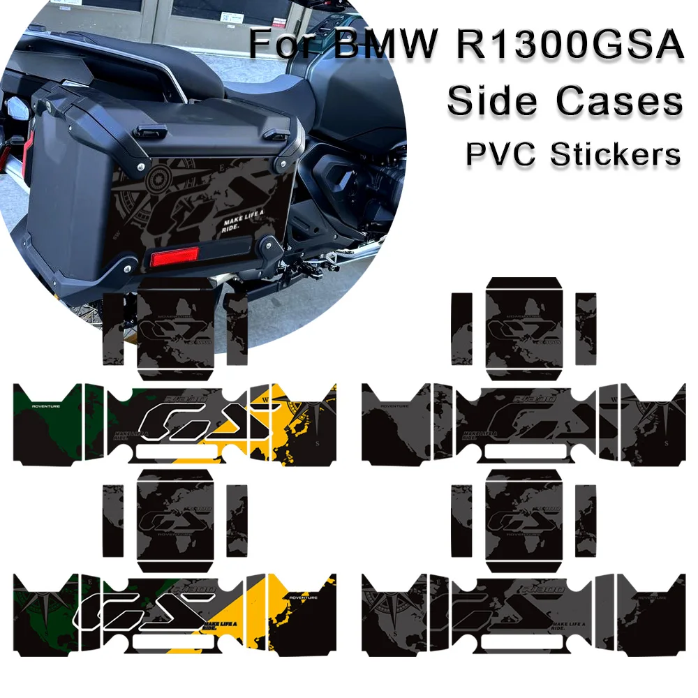 

Motorcycle Rallye Luggage Side Cases Decals Aluminum Carrier Trunk Stickers New For BMW R1300GS R 1300 GSA ADV Adventure
