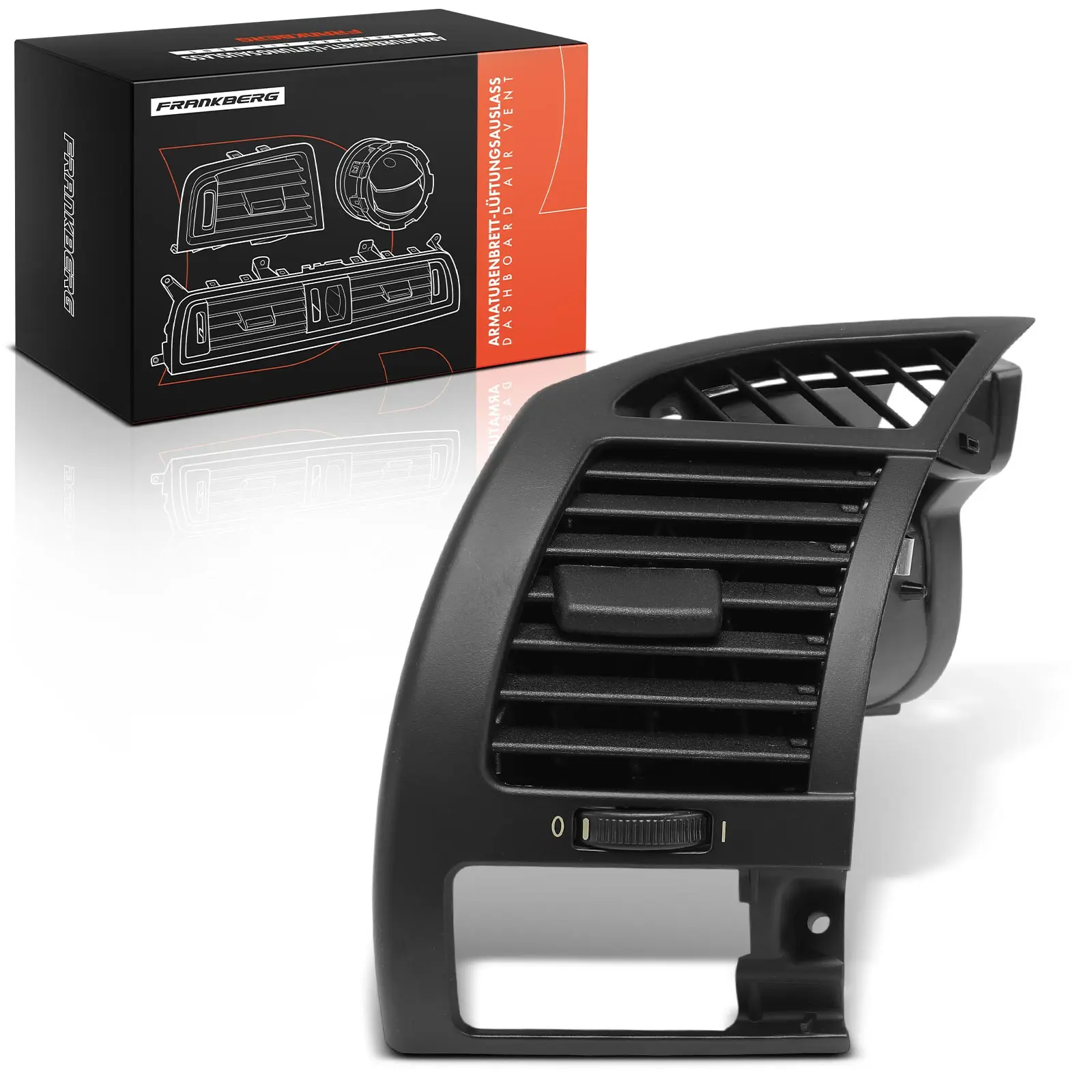 Frankberg 1x luchtmondstuk dashboard linksvoor voor BMW Z4 Coupe Roadster E85 E86 7025631 6917905
